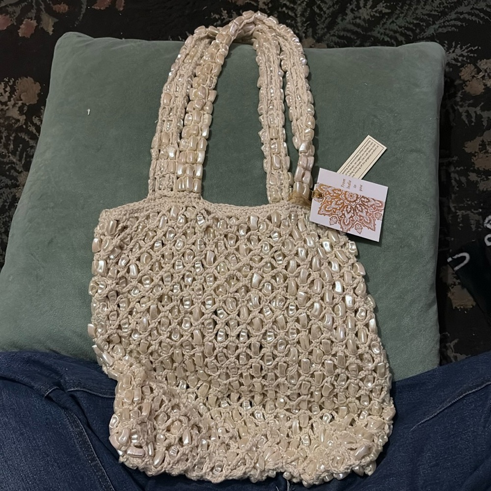 Made in India stone tote bag